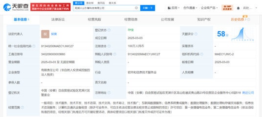 抖音在蕪湖設(shè)立火山引擎科技公司，拓展互聯(lián)網(wǎng)數(shù)據(jù)服務(wù)與設(shè)備租賃業(yè)務(wù)